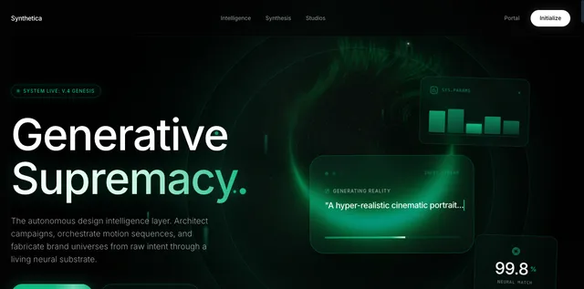 ai creative platform — Nucleus template preview