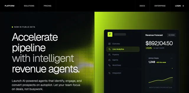 ai saas — Nucleus template preview