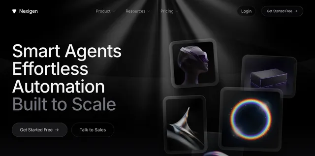 creative portfolio — Nucleus template preview