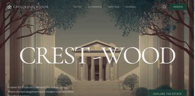 luxury estate — Nucleus template preview